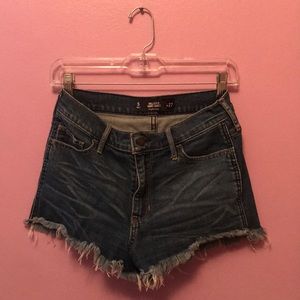 3x$15 Hollister Short-Short high rise denim shorts